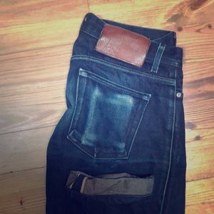 Naked and Famous elephant denim size 32